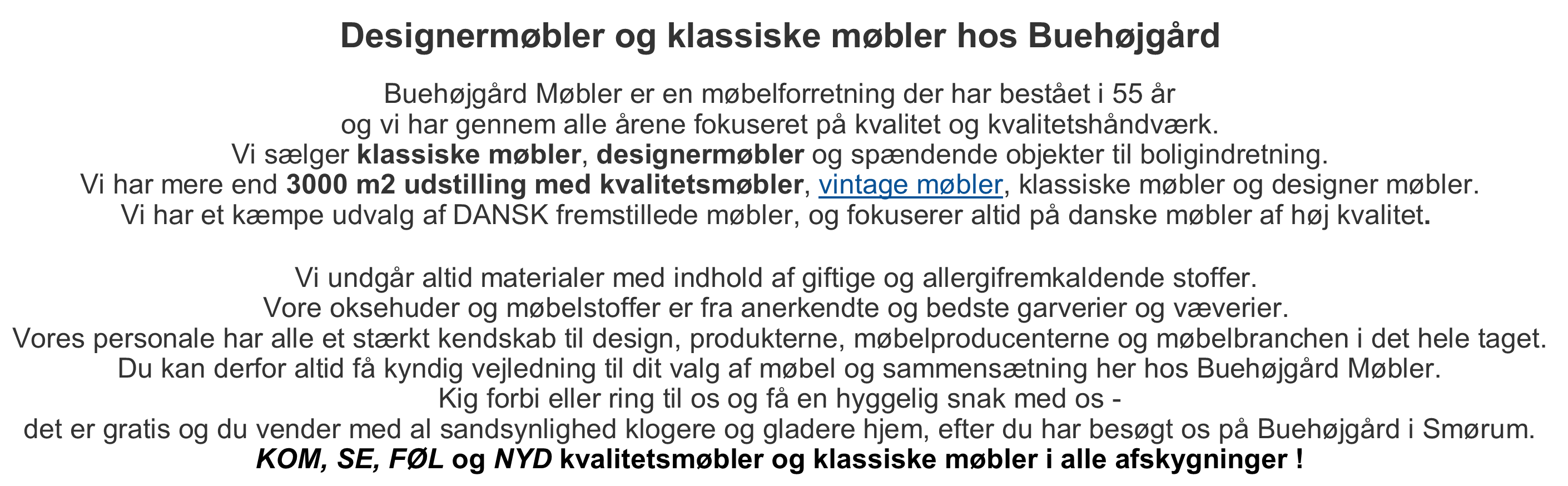 Om Bueh&oslash;jg&aring;rd